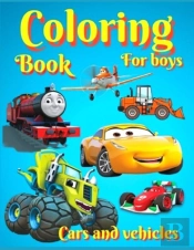 Coloring Book For Boys Cars And Vehiches