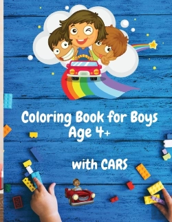 Bertrand.pt - Coloring Book For Boys With Cars Age 4+