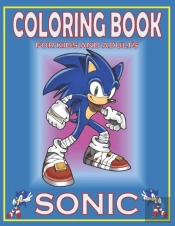 Coloring Book For Kids And Adults Sonic