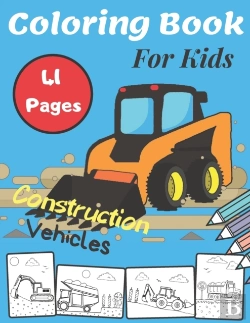 Bertrand.pt - Coloring Book For Kids Construction Vehicles