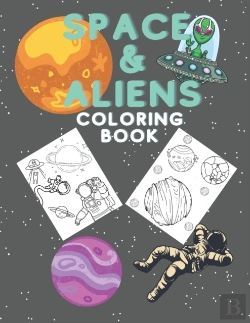 Bertrand.pt - Coloring Book For Kids With Space & Aliens 15+ Designs