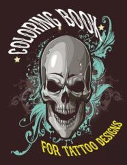 Coloring Book For Tattoo Designs