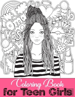Bertrand.pt - Coloring Book For Teen Girls