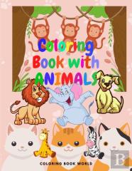 Coloring Book With Animals - For Kids Ages 4-8