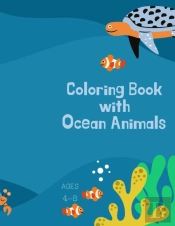 Coloring Book With Ocean Animals