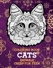 Coloring Books Cheap For Teen - Animals - Cats