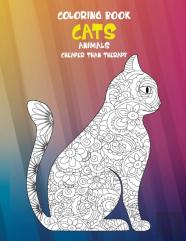 Coloring Books Cheaper Than Therapy - Animals - Cats