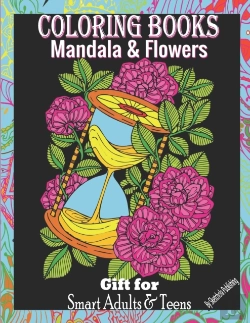 Bertrand.pt - Coloring Books Mandala & Flowers Gift For Smart Adults & Teens