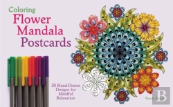 Bertrand.pt - Coloring Flower Mandala Postcards