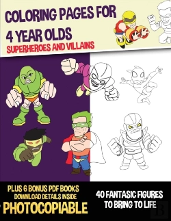 Bertrand.pt - Coloring Pages For 4 Year Olds (Superheroes And Villains)