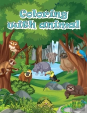 Coloring With Animal: Book Of Pets, Wild