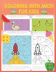 Coloring With Math For Kids