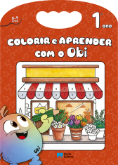 Colorir e aprender com o Obi - 1.º ano