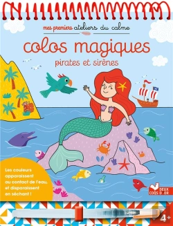 Bertrand.pt - Colos Magiques Pirates Et Sirenes - Bloc Avec Feutre A Eau