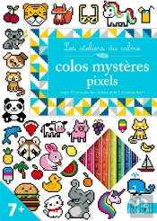 Colos Pixels - Avec Crayons De Couleur