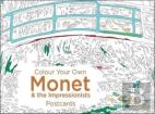 Colour Your Own Monet & The Impressionists Postcard Book