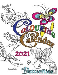 Colouring Calendar 2021 Butterflies
