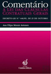 Comentário à Lei das Cláusulas Contratuais Gerais