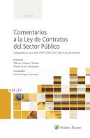 Comentarios A La Ley De Contratos Del Sector Público.
