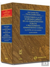 Comentarios A La Ley De Régimen Jurídico De Las Administraciones Públicas Y Procedimiento Administra