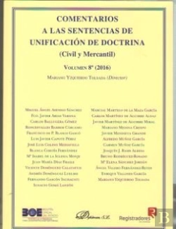 Bertrand.pt - Comentarios A Las Sentencias De Unificación De Doctrina. Civil Y Mercantil. Volumen 8. 2016