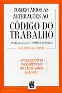 Comentários às Alterações ao Código do Trabalho - Lei nº 9/2006 de 20 de Março