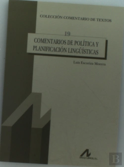 Bertrand.pt - Comentarios De Política Y Planificación Lingüísticas