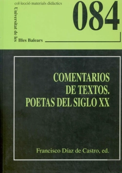 Bertrand.pt - Comentarios De Textos. Poetas Del Siglo Xx