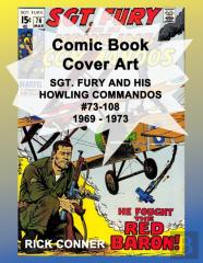 Comic Book Cover Art Sgt. Fury And His Howling Commandos #73-108 1969 - 1973