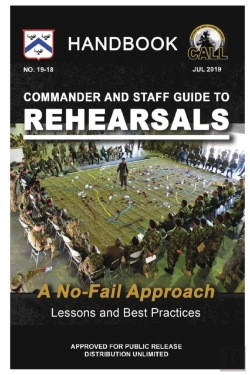 Bertrand.pt - Commander And Staff Guide To Rehearsals: A No-Fail Approach (Lessons And Best Practices Handbook)