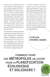 Comment Faire Des Métropoles Un Levier Pour La Planification Écologique Et Solidaire ?