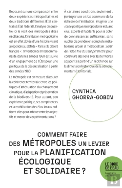 Bertrand.pt - Comment Faire Des Métropoles Un Levier Pour La Planification Écologique Et Solidaire ?