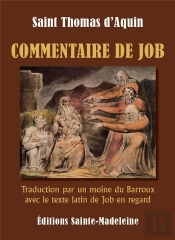 Commentaire De Job : Traduction Par Un Moine Du Barroux Avec Le Texte Latin De Job En Regard