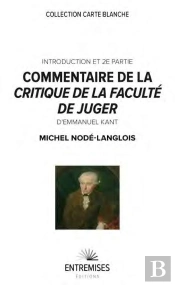 Commentaire De La Critique De La Faculte De Juger