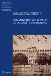 Commentaire Sur Le Pacte De La Société Des Nations