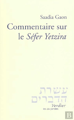 Bertrand.pt - Commentaire Sur Le Sefer Yetsira