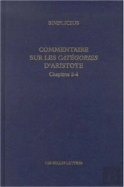 Commentaire Sur Les Catégories D'Aristote. Chapitres 2-4 : Chapitres 2-4