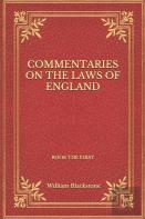 Commentaries On The Laws Of England