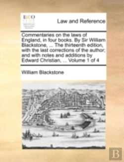 Bertrand.pt - Commentaries On The Laws Of England, In