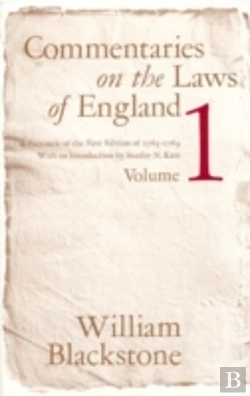 Bertrand.pt - Commentaries On The Laws Of England, Volume 1