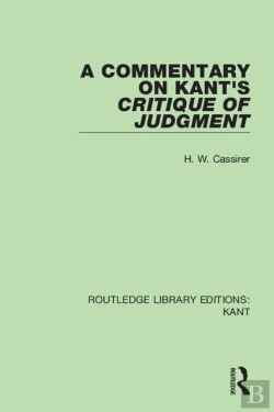 Bertrand.pt - Commentary On Kant'S Critique Of Judgement