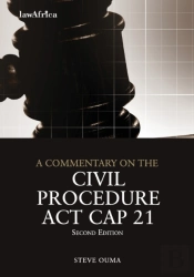 Commentary On The Civil Procedure Act