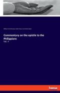 Commentary On The Epistle To The Philippians