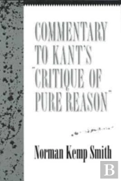 Commentary To Kants Critique Pure