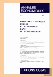 Commerce Extérieur, Emploi Et Répartition Dans Le Développement