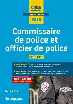 Bertrand.pt - Commissaire De Police Et Officier De Police ; Catégorie B ; Tout-En-Un (Édition 2019)