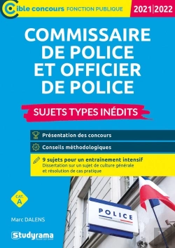 Bertrand.pt - Commissaire De Police Et Officier De Police - Sujets Types Inedits - 2021-2022