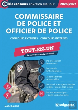 Bertrand.pt - Commissaire De Police Et Officier De Police - Tout-En-Un (Catégorie A - Concours 2026-2027) : Concours Externes - Concours Internes