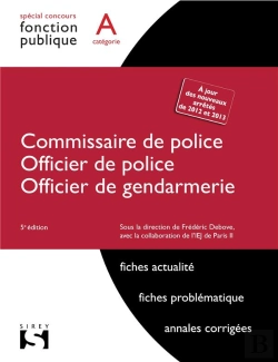 Bertrand.pt - Commissaire De Police, Officier De Police, Officier De Gendarmerie ; Catégorie A (5e Édition)