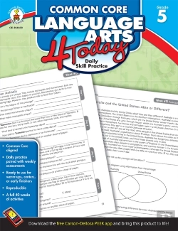 Bertrand.pt - Common Core Language Arts 4 Today, Grade 5
